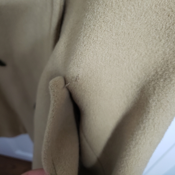 VINTAGE FENNLLI Brown Wool & Cashmere Belted Long Coat - Picture 15 of 16